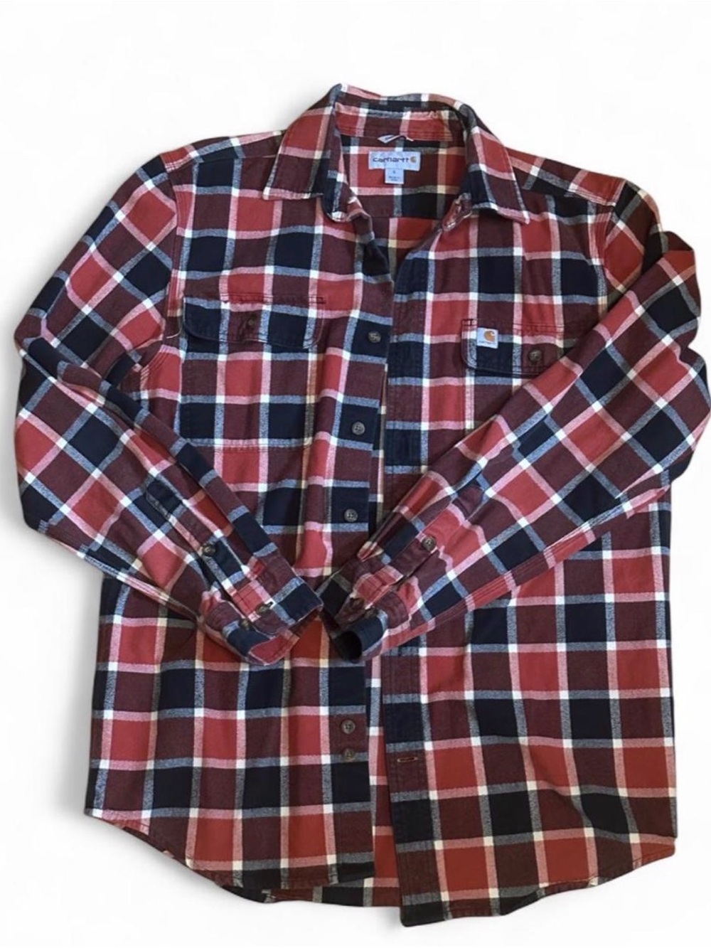 Carhartt Men’s Plaid Button-Down Shirt